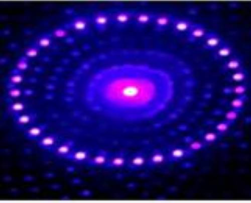 (image for) 50mW Blue violet Laser Pointer Kaleidoscope